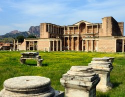 Ancient Sardis, Lydian capital and city of King Croesus, and the historic Çakırağa Mansion