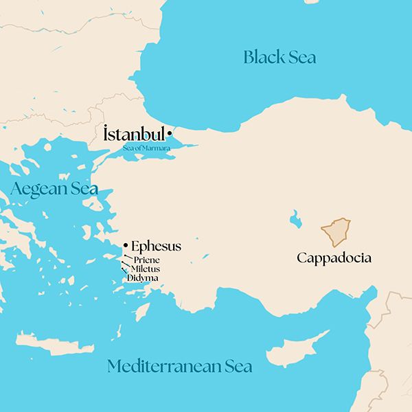 Day trip to the ancient cities of Miletus, Priene and Didyma