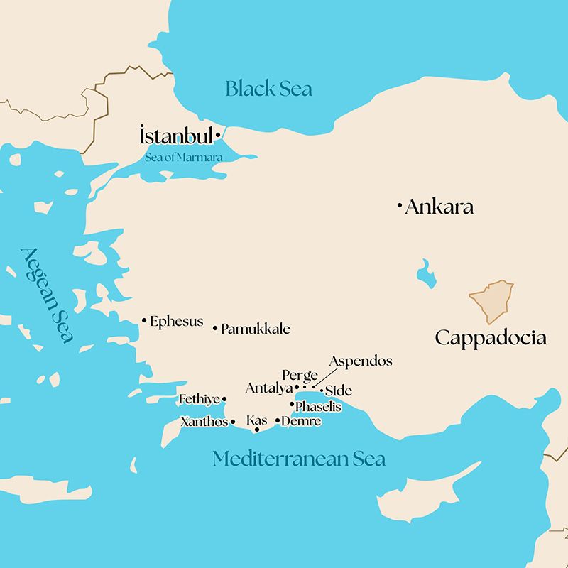 Antalya and the Mediterranean Coastline